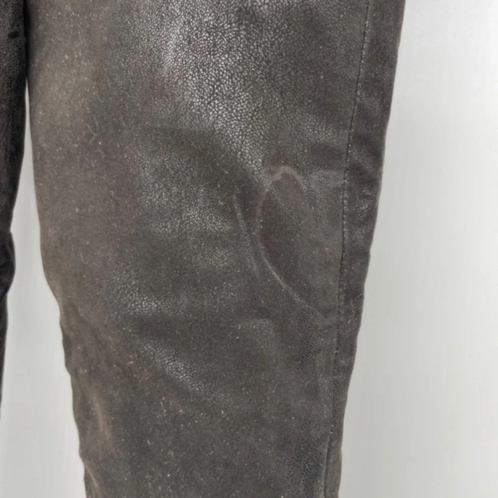 Mia‎ Women's Carsyn Faux Leather Zip Over The Knee Boots Black Size 8.5M